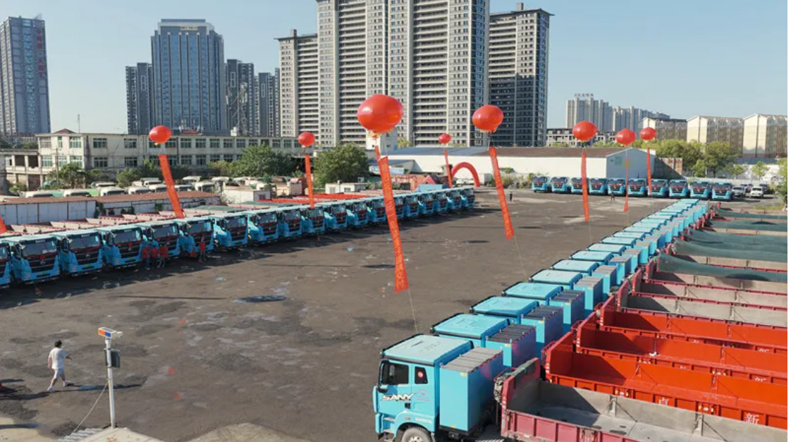 150臺(tái)！三一攜手卓新物流，江西綠色物流再提速5.png